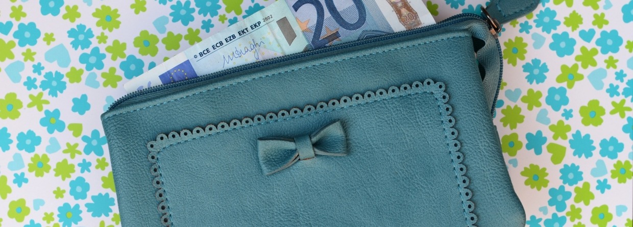 Prinsjesdag portemonnee met geld